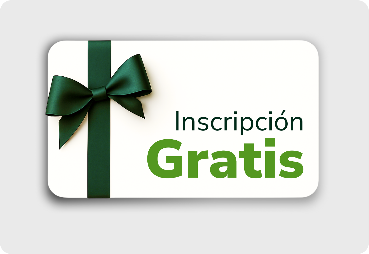 Solicitá tu tarjeta y recibí tu inscripción gratis