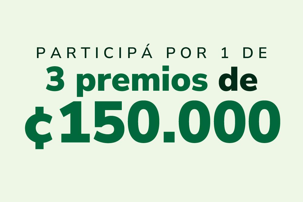 3 ganadores trimestrales