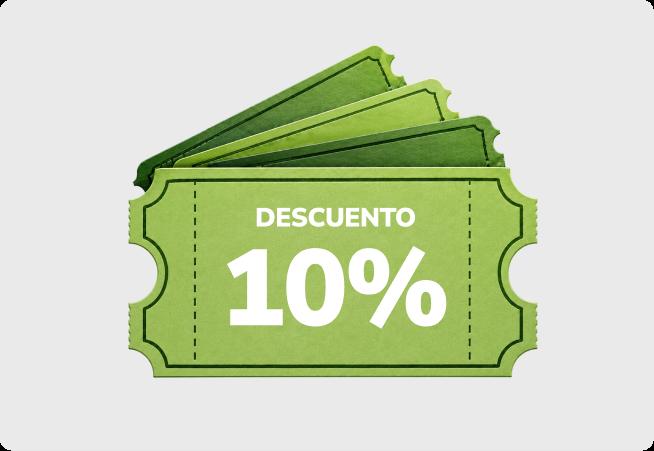 10% de descuento